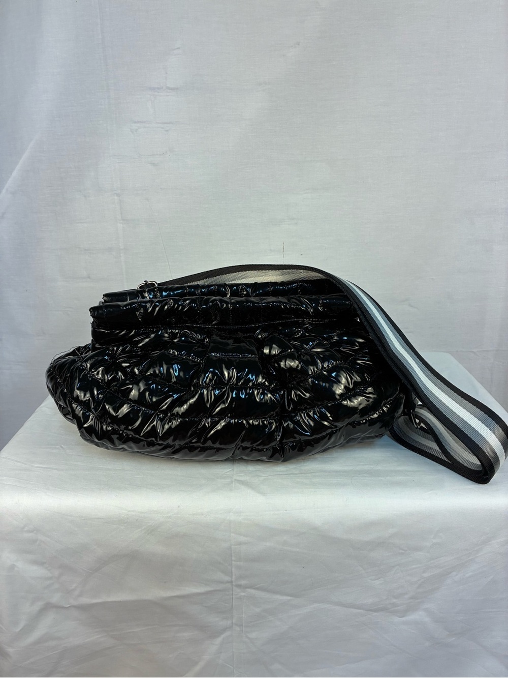 Think Royln Carrington Black Quilted Puffer Bag
